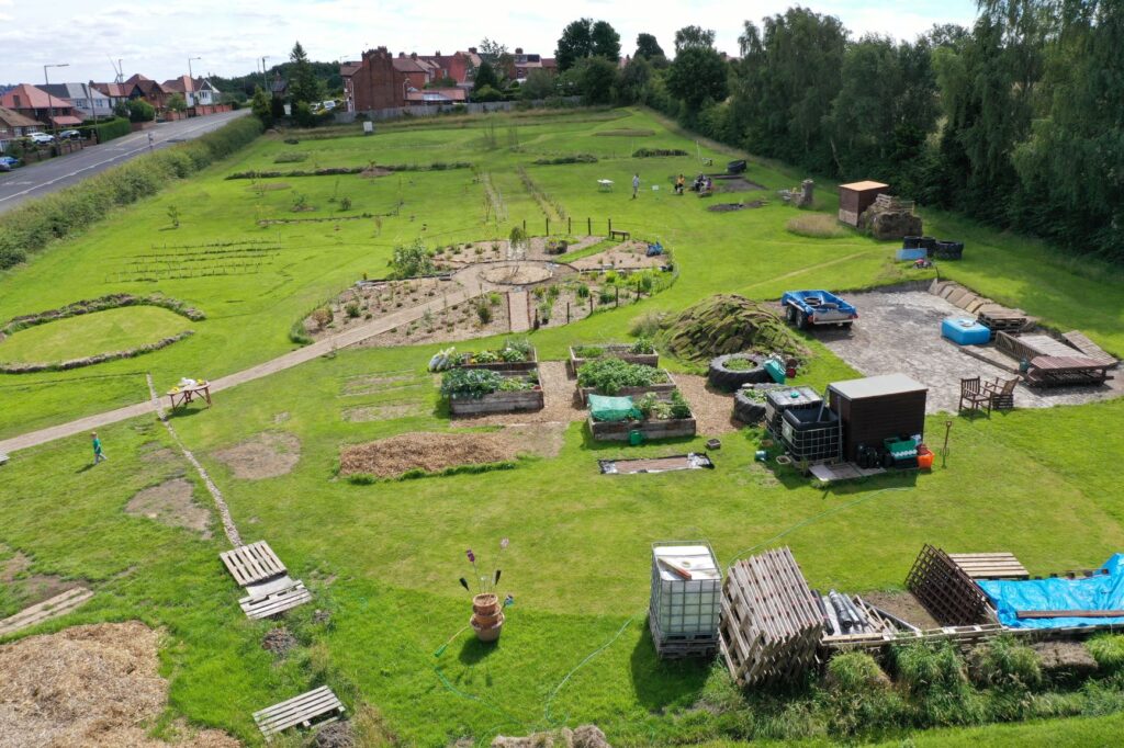 Take a tour of Shipley Woodside Community Garden by drone! - SEAG - Shipley Eco-Action Group